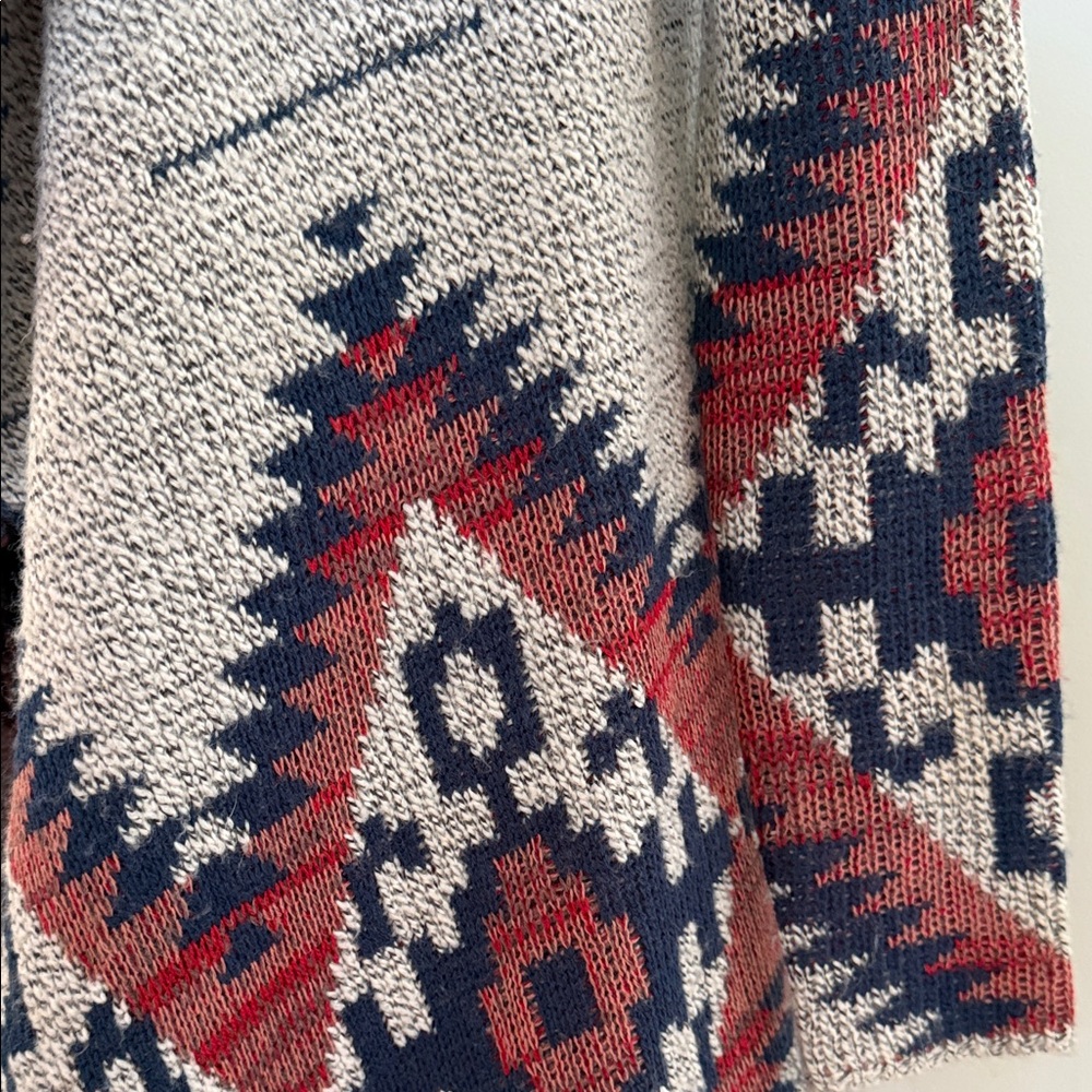RD Style Multicolor Aztec Open Cardigan - Picture 3 of 9